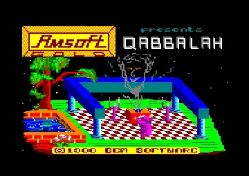 Qabbalah (UK) (1986) screen shot title